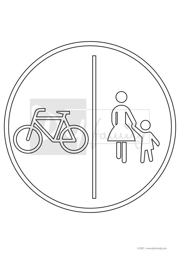 Verkehrszeichen 2 – Ausmalvorlagen Sammlung