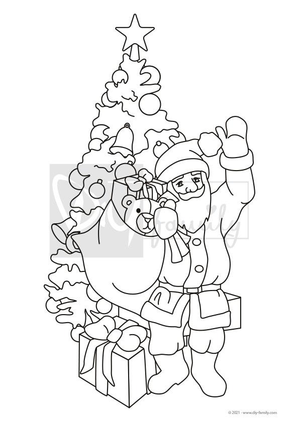 Weihnachten – Ausmalvorlagen Sammlung