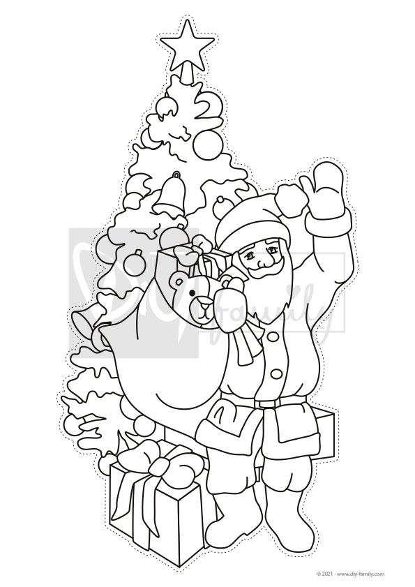Weihnachten – Motive zum Ausmalen, Ausschneiden und Aufkleben