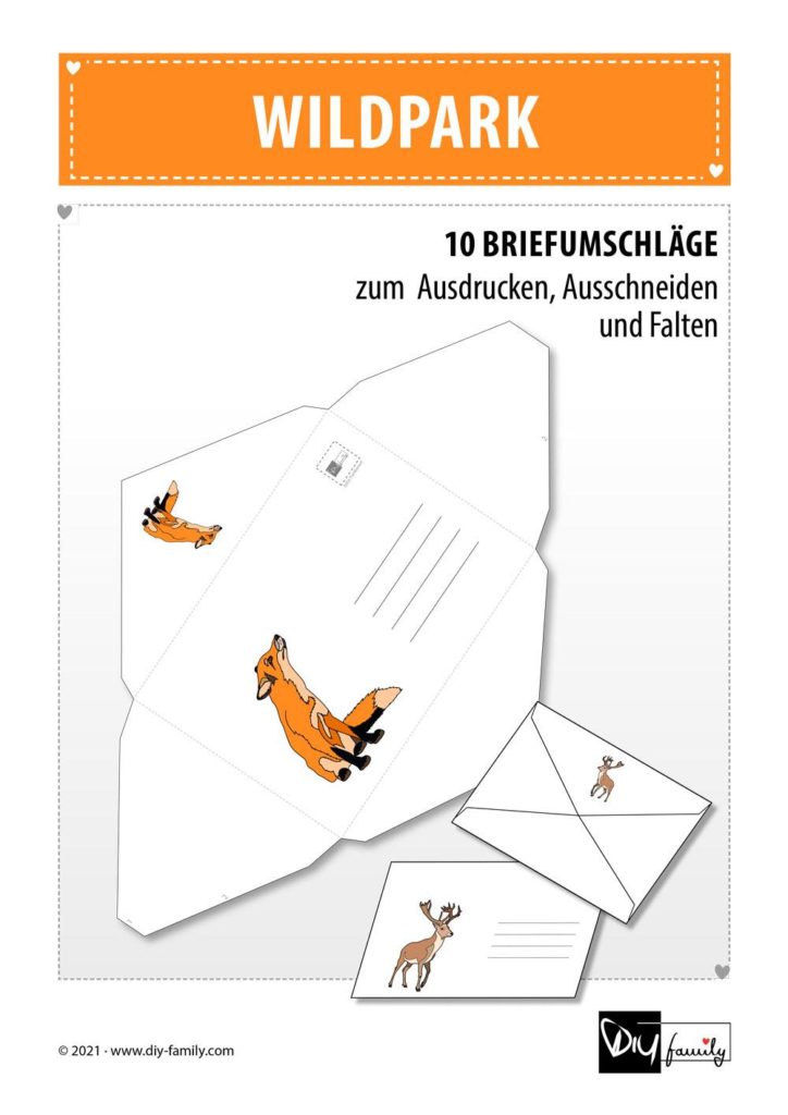 Briefumschläge Wildpark