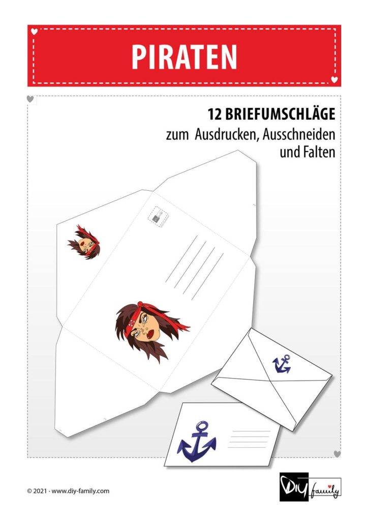 Briefumschläge Piraten
