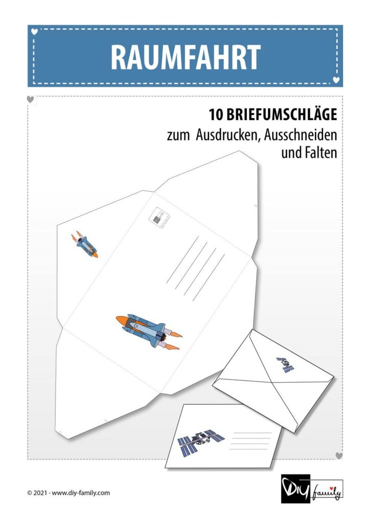 Briefumschläge Raumfahrt