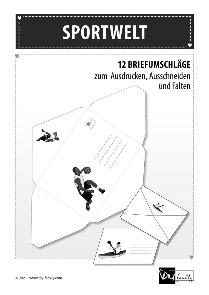 Briefumschläge Sportwelt