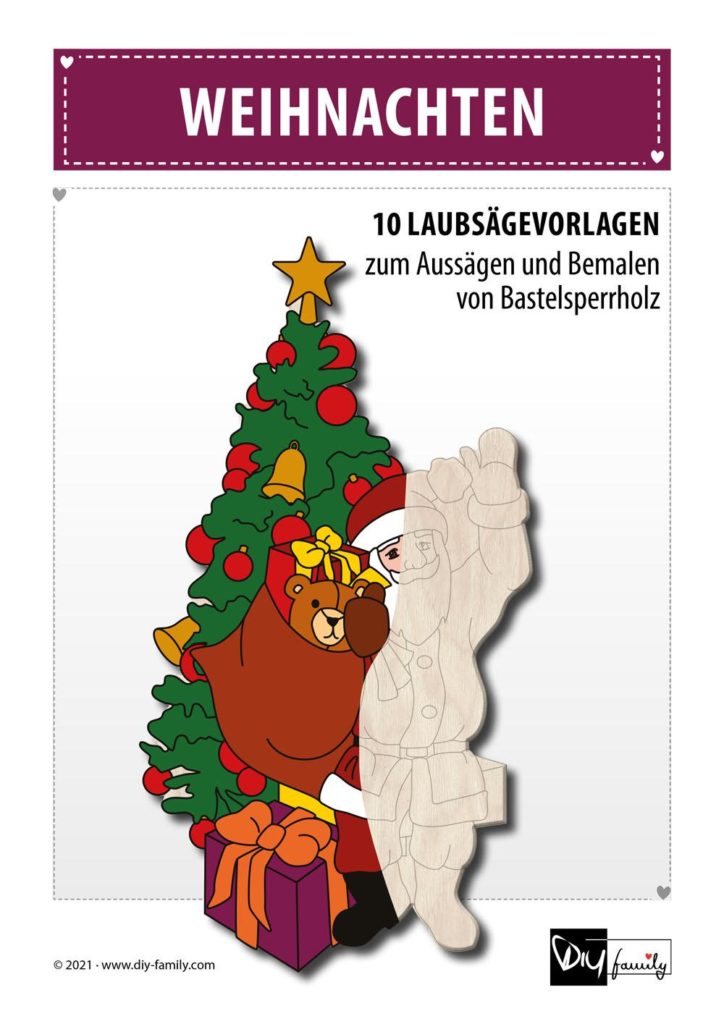 Weihnachten – Laubsägevorlagen