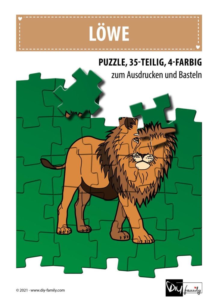Löwe – Puzzle