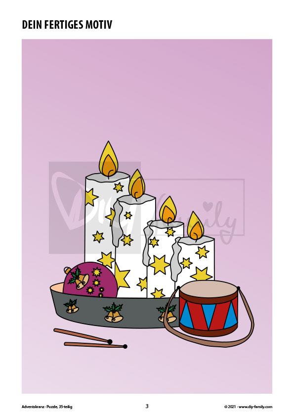 Adventskranz – Puzzle