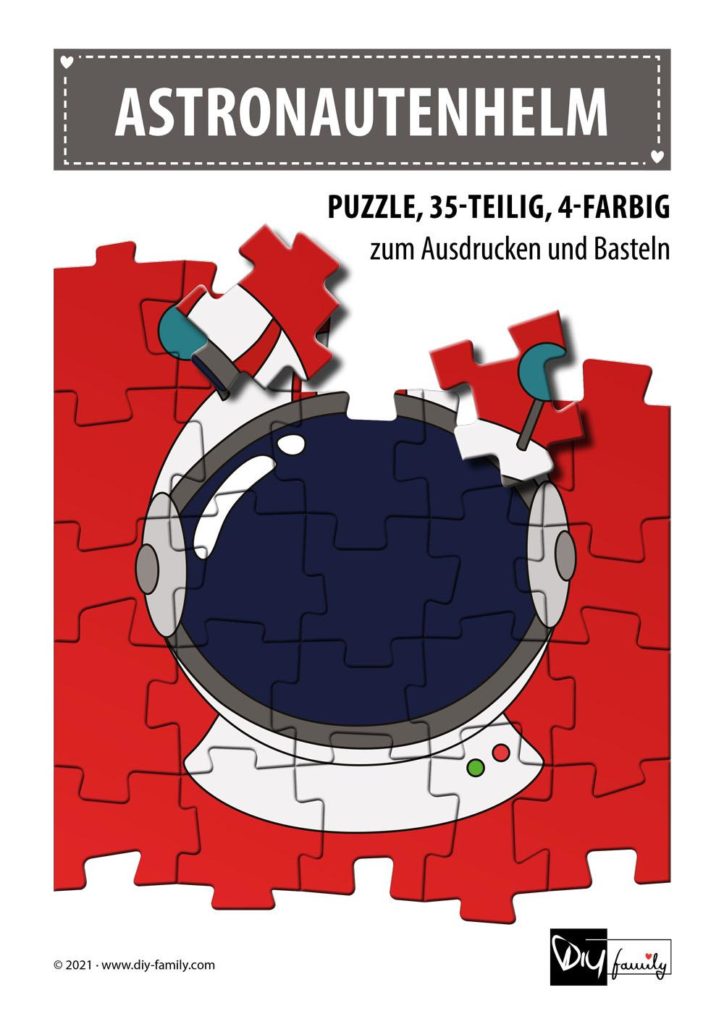Astronautenhelm – Puzzle