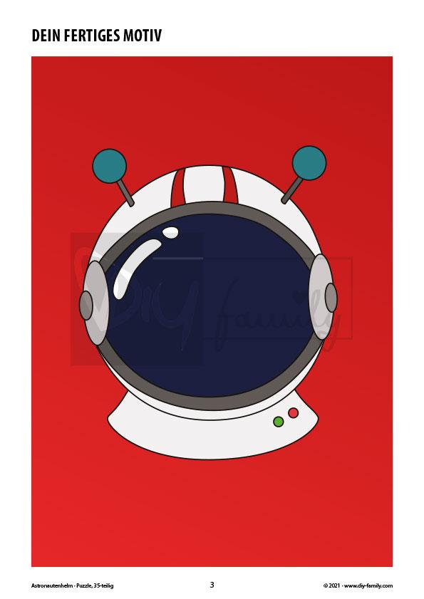 Astronautenhelm – Puzzle