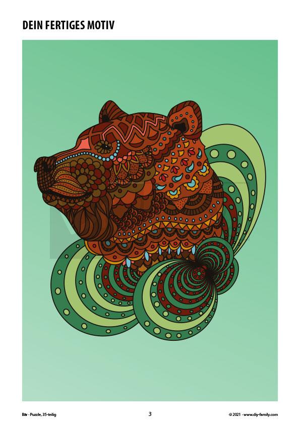Mandala Bär – Puzzle