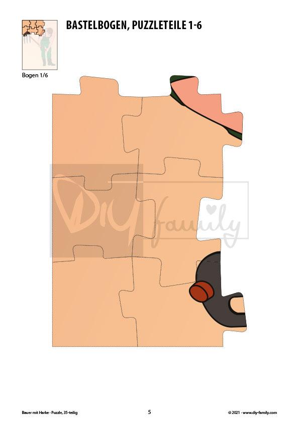 Bauer mit Harke – Puzzle