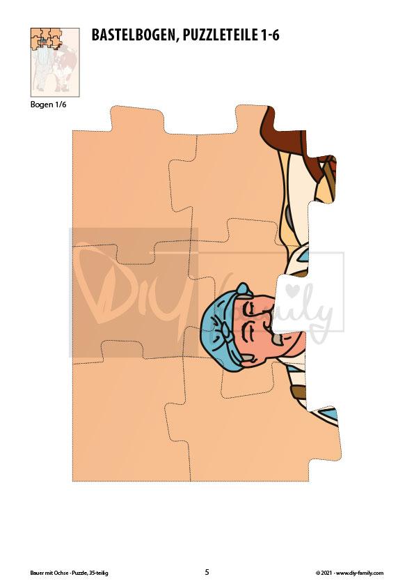 Bauer mit Ochse – Puzzle