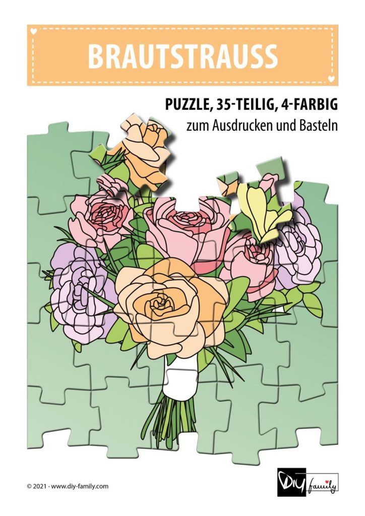 Brautstrauss – Puzzle
