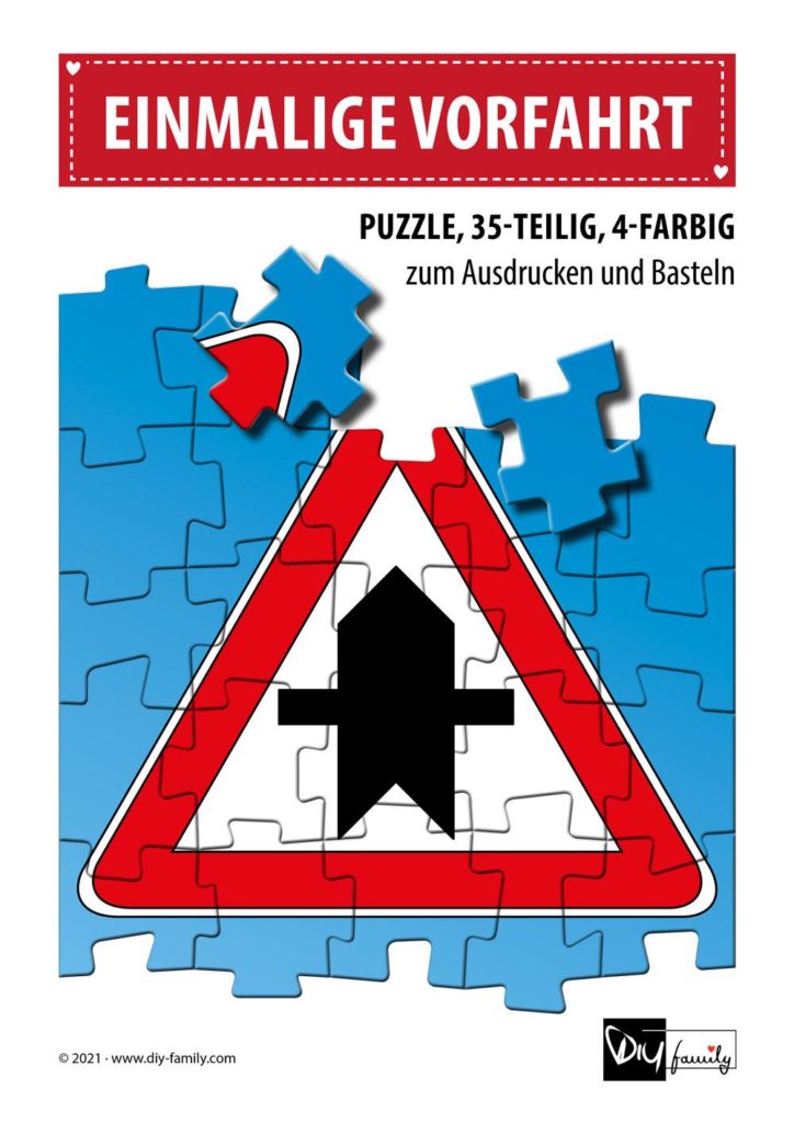 Einmalige Vorfahrt – Puzzle