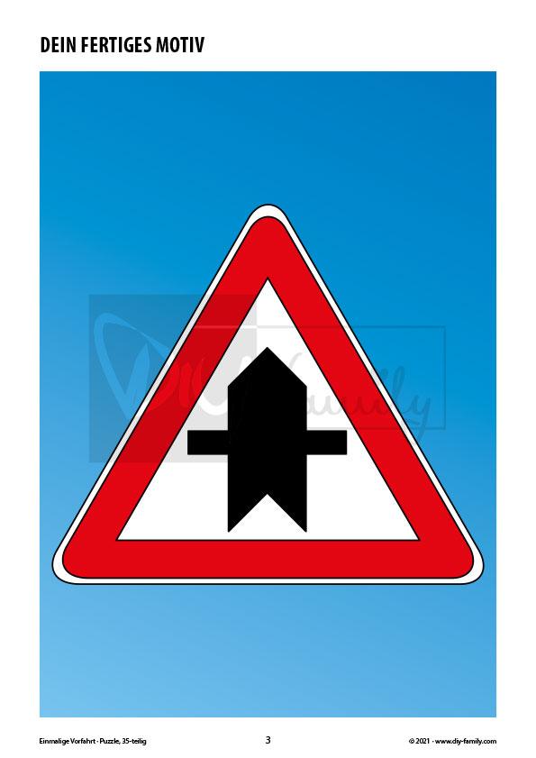 Einmalige Vorfahrt – Puzzle