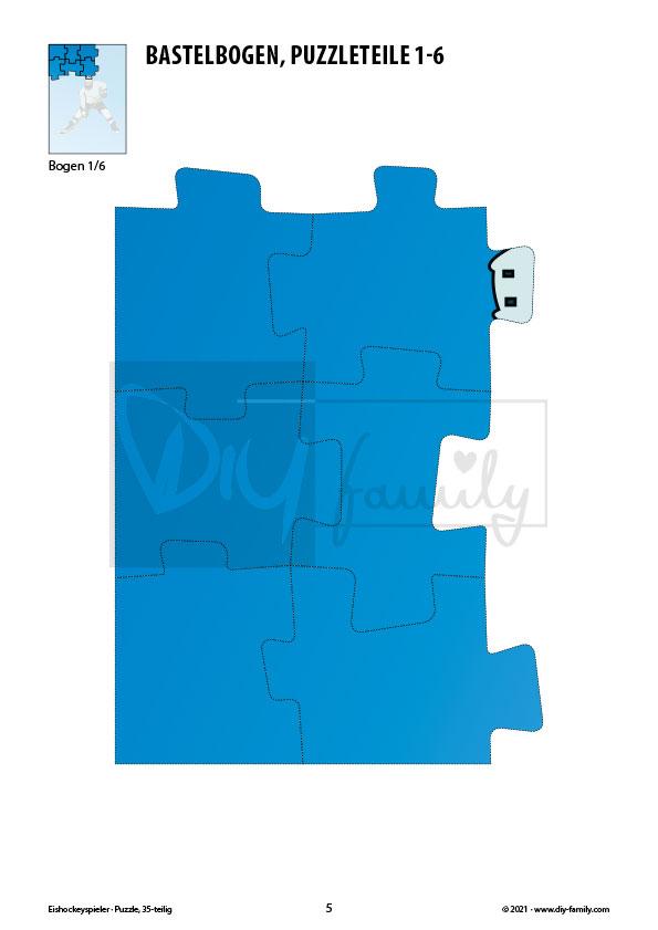Eishockeyspieler – Puzzle