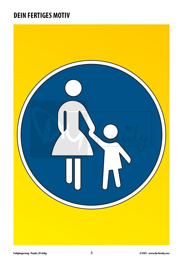 Fußgängerweg – Puzzle