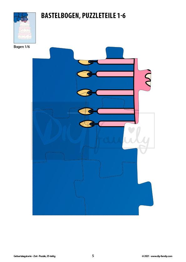 Geburtstagstorte – Puzzle