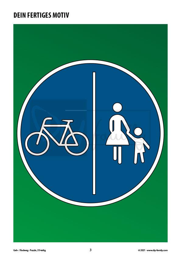 Geh- Radweg – Puzzle