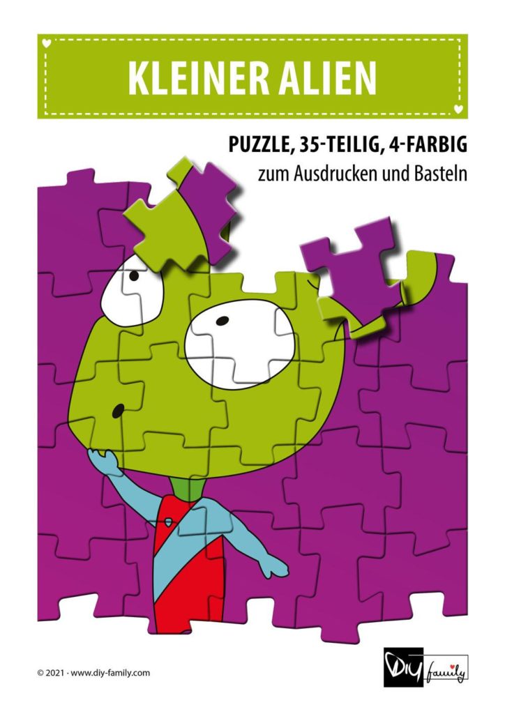 Kleiner Alien – Puzzle