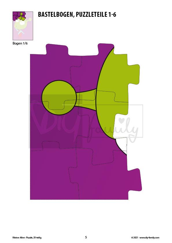 Kleiner Alien – Puzzle
