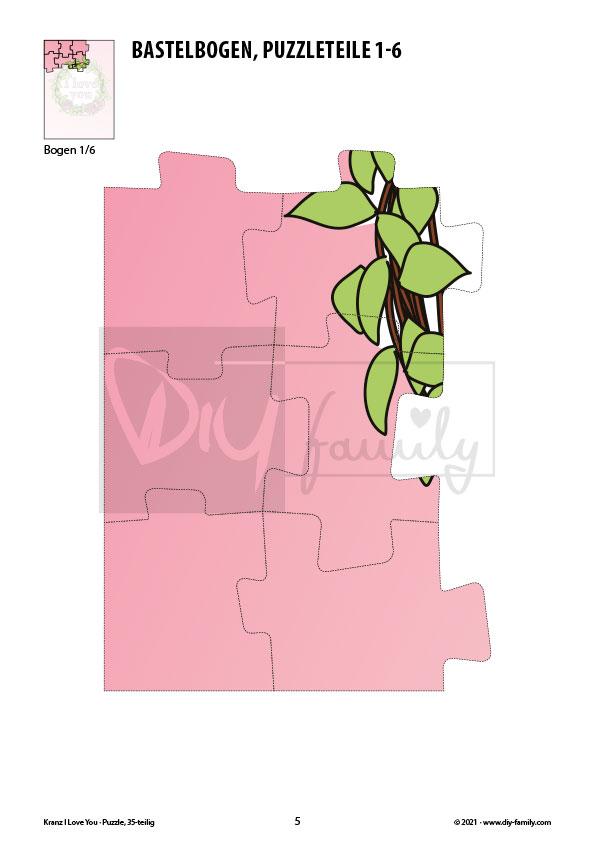 Kranz I Love You – Puzzle