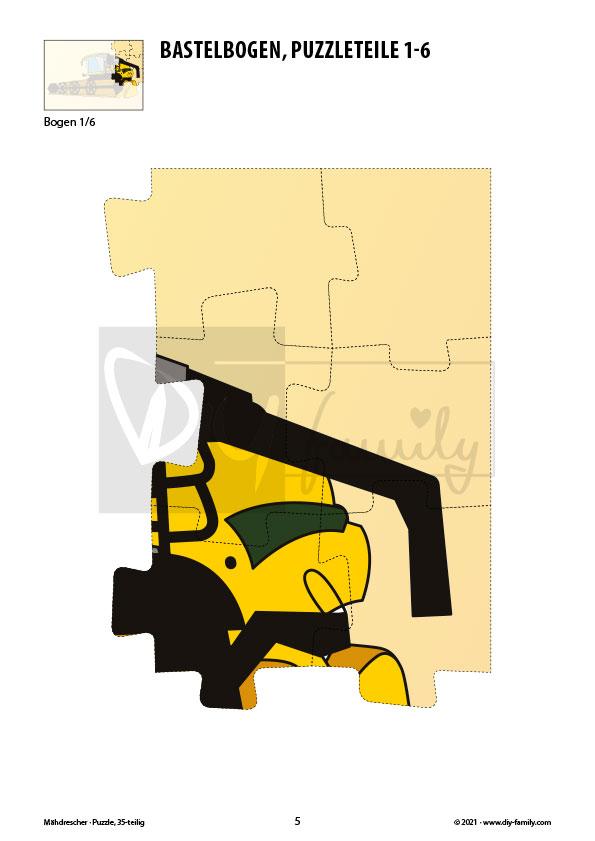 Mähdrescher – Puzzle