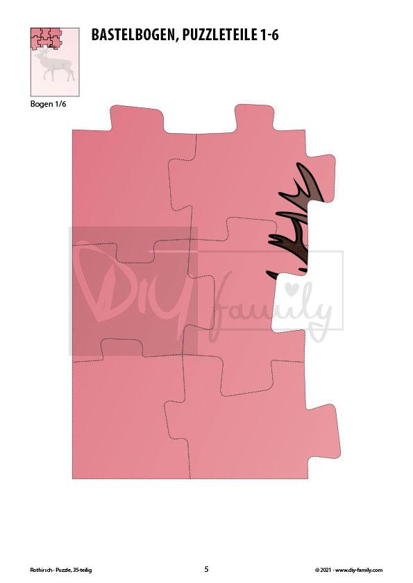 Rotshirsch – Puzzle