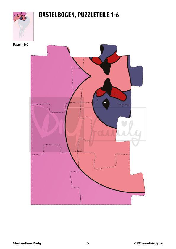 Schwalben – Puzzle