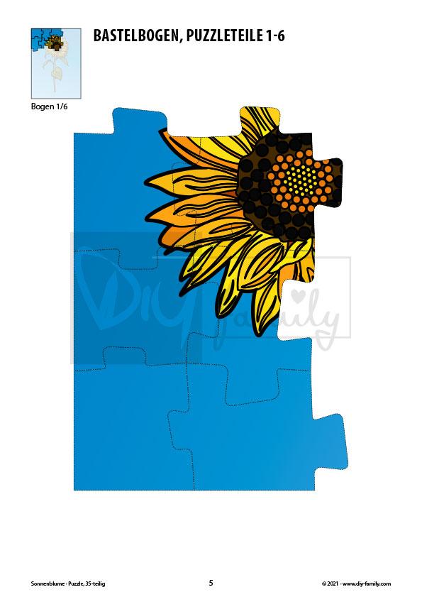 Sonnenblume – Puzzle
