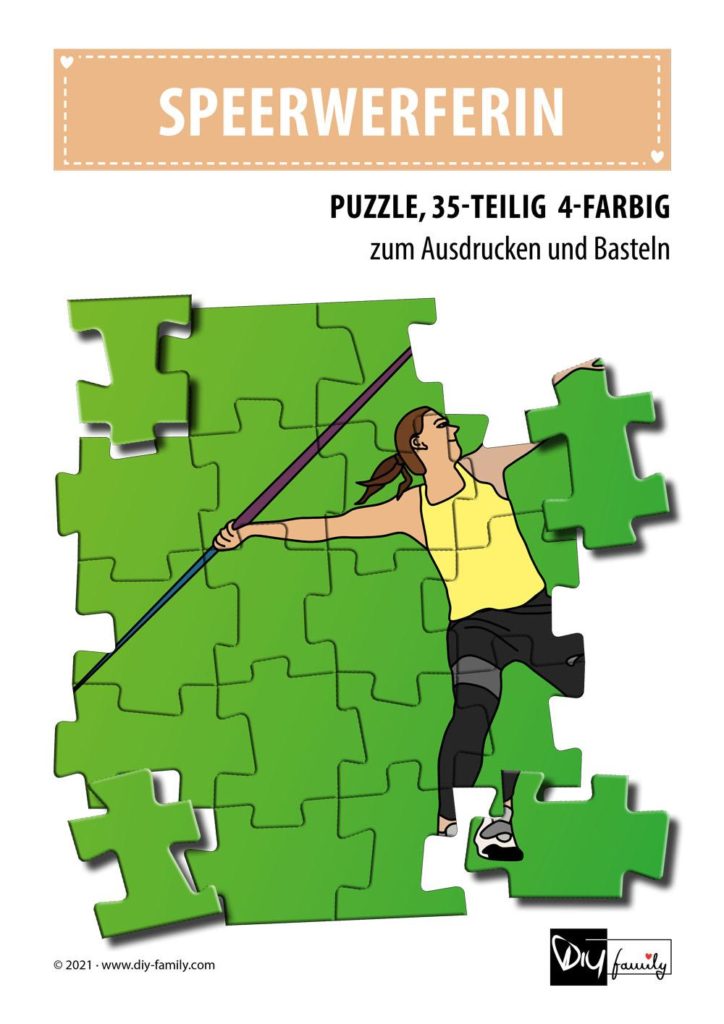 Speerwerferin – Puzzle