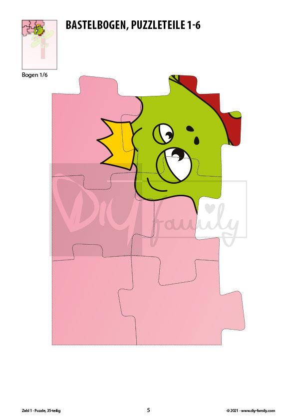 Tierzahlen 1 – Puzzle