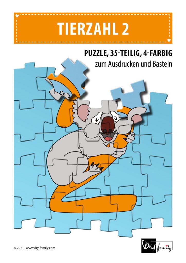 Tierzahlen 2 – Puzzle