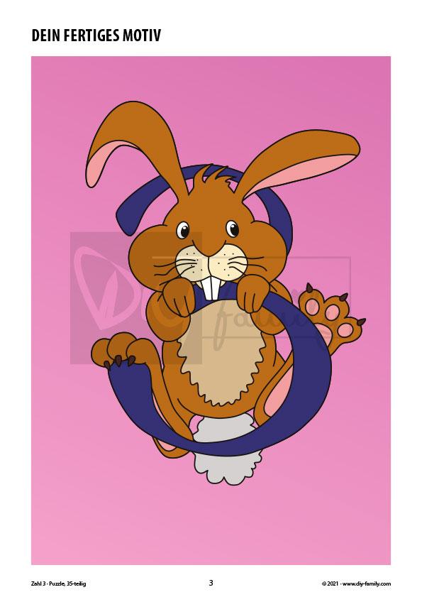 Tierzahlen 3 – Puzzle