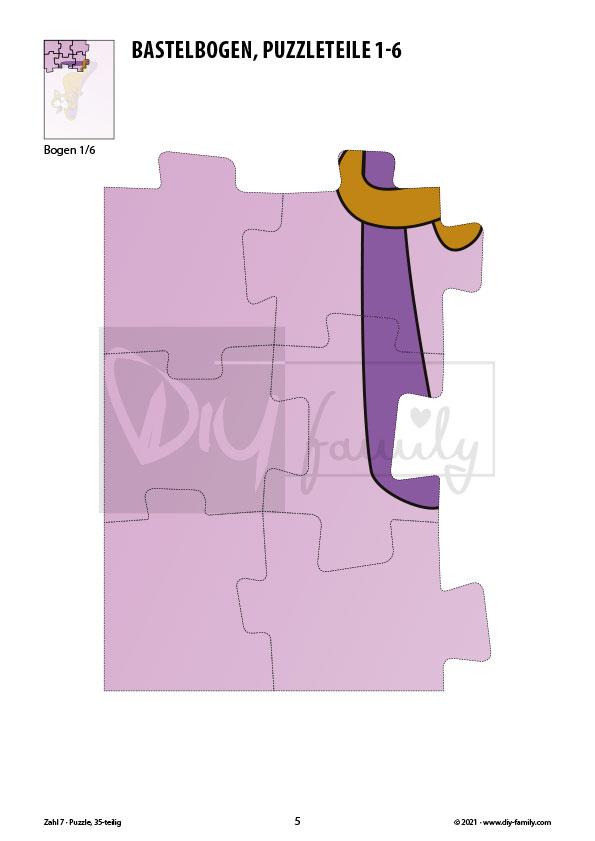 Tierzahlen 7 – Puzzle