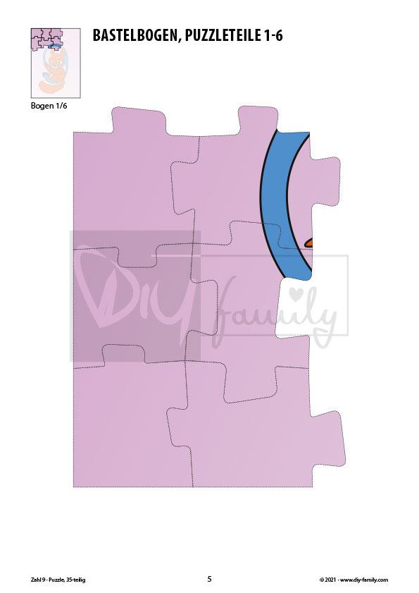 Tierzahlen 9 – Puzzle