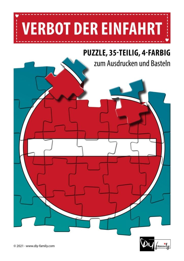 Verbot der Einfahrt – Puzzle