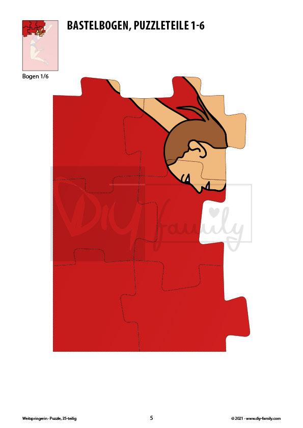 Weitspringerin – Puzzle