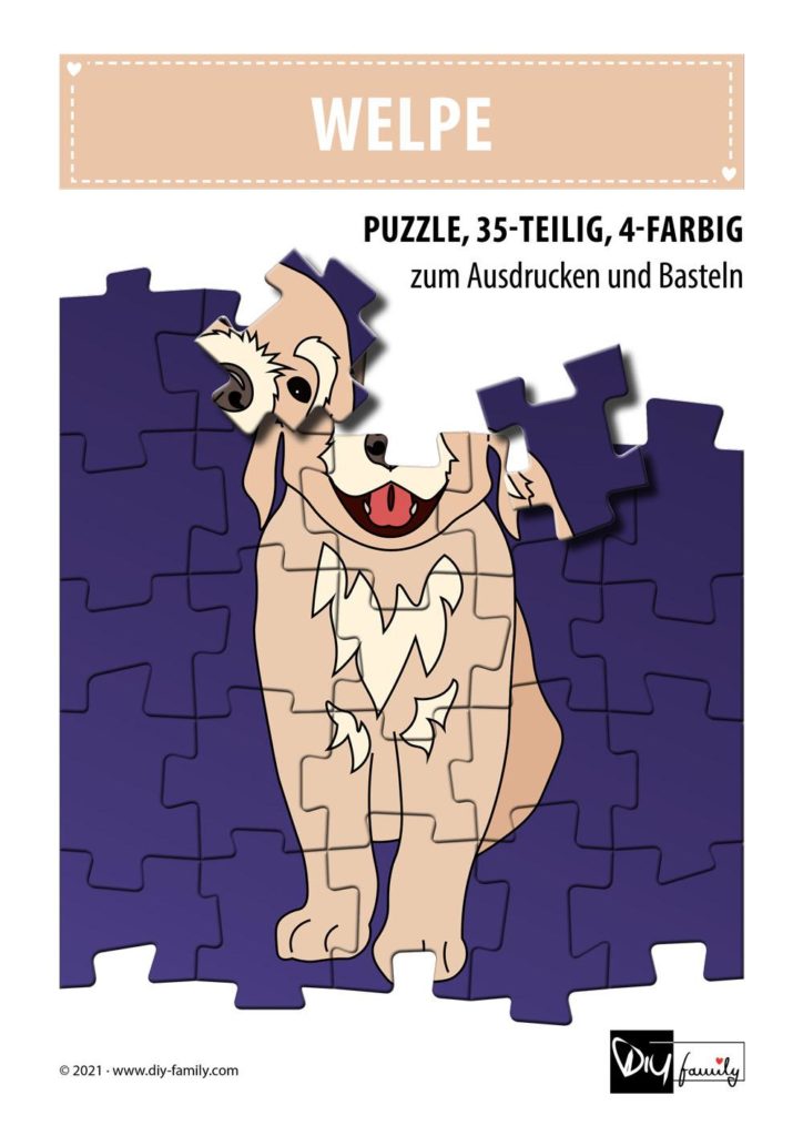 Welpe – Puzzle