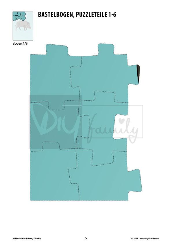 Wildschwein – Puzzle