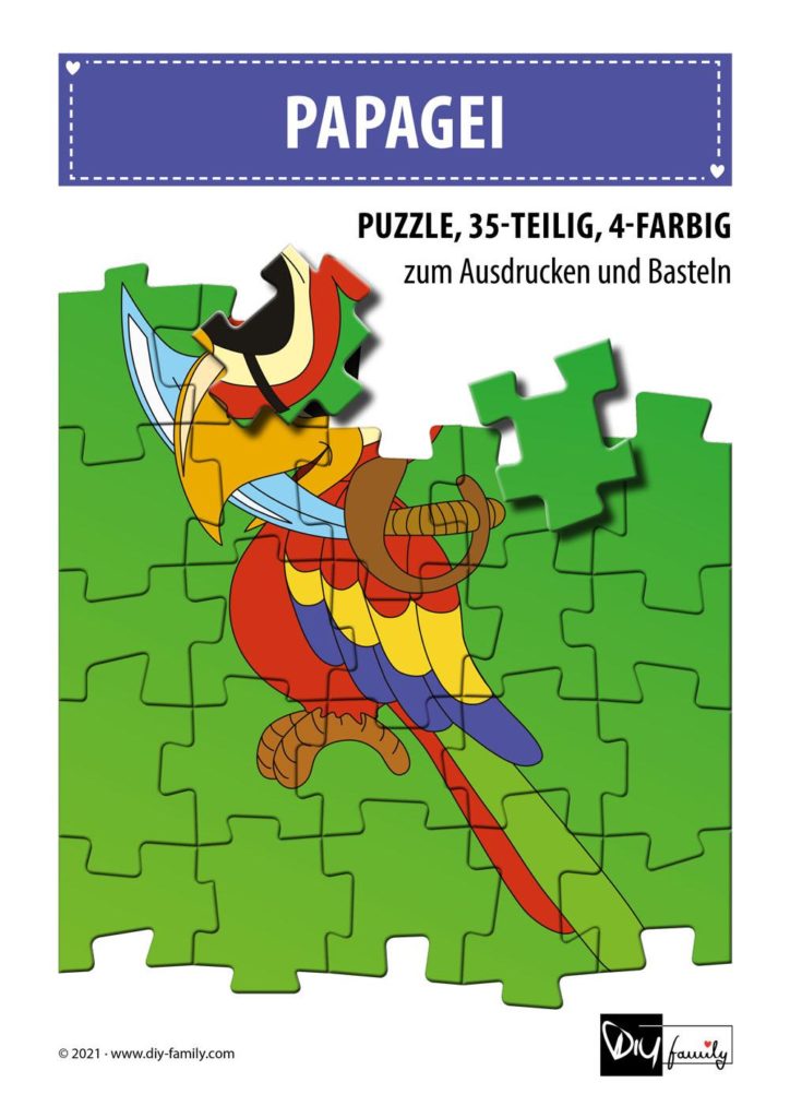 Papagei – Puzzle