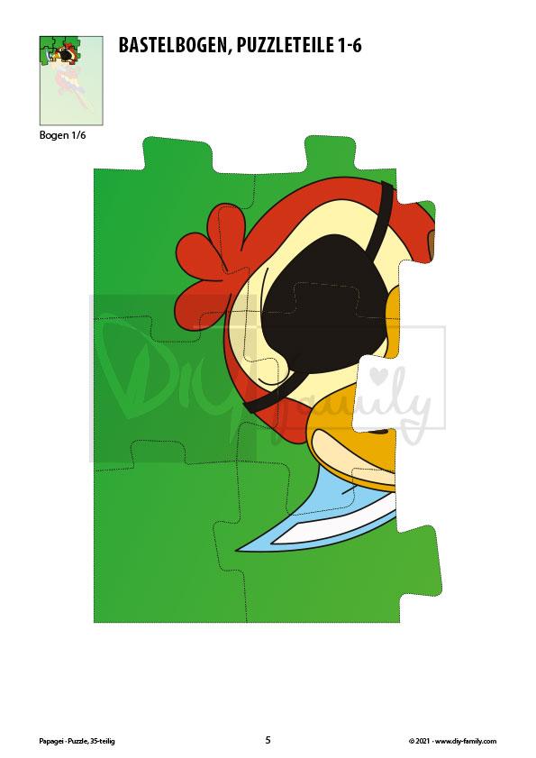 Papagei – Puzzle