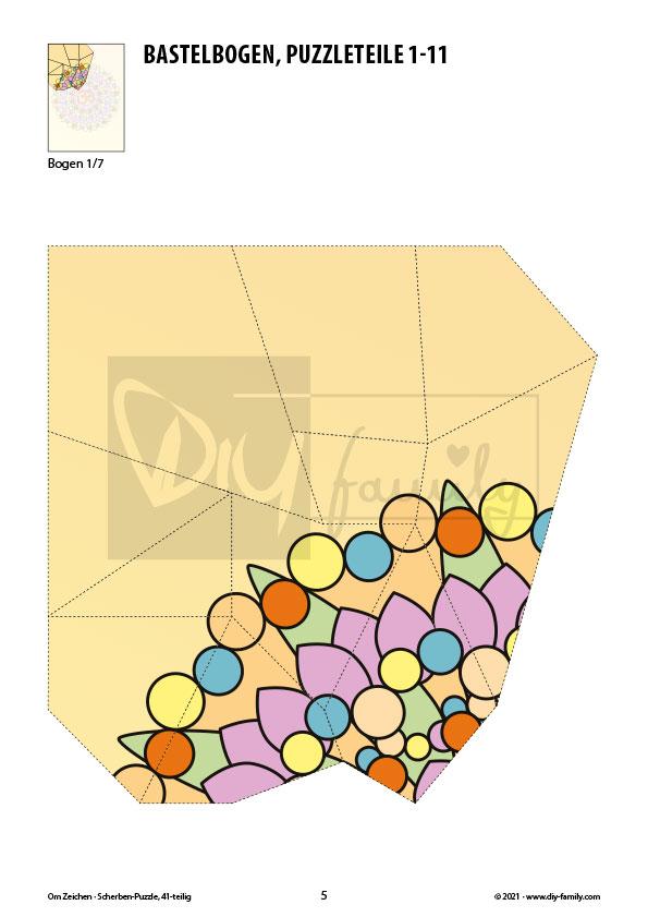 OmZeichen – Scherben-Puzzle zum Ausdrucken und Ausschneiden