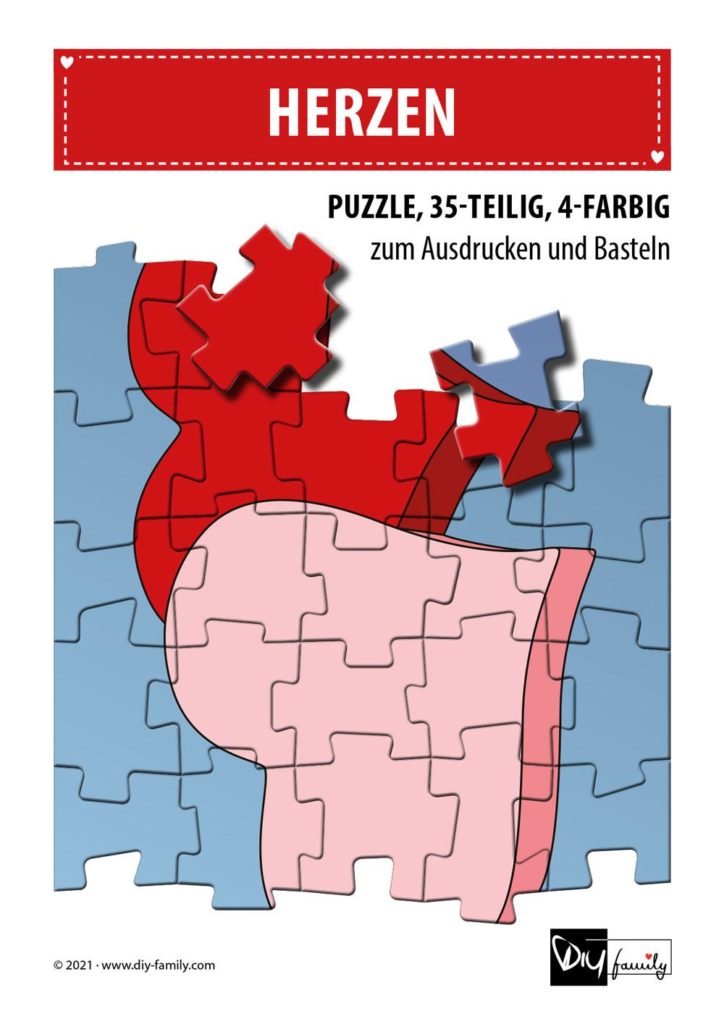Herzen – Puzzle