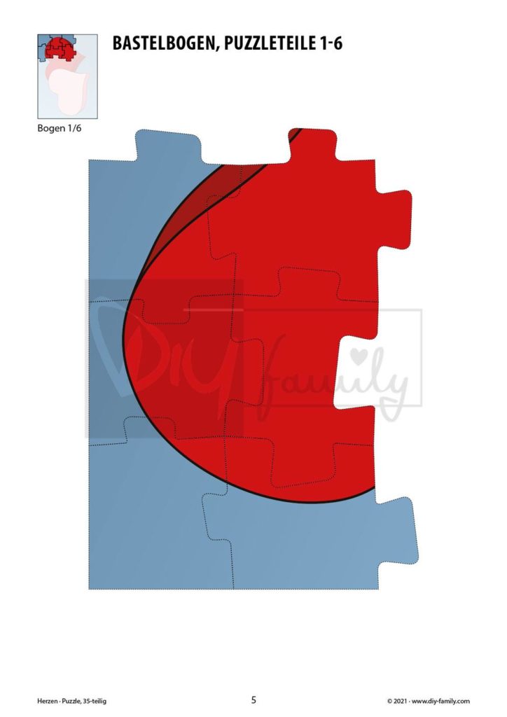 Herzen – Puzzle