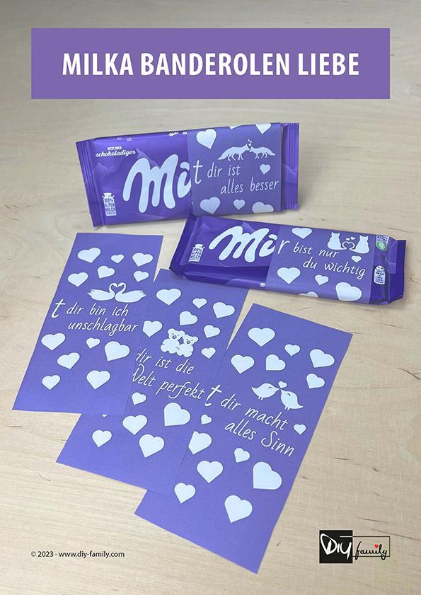 Milka Banderolen Liebe