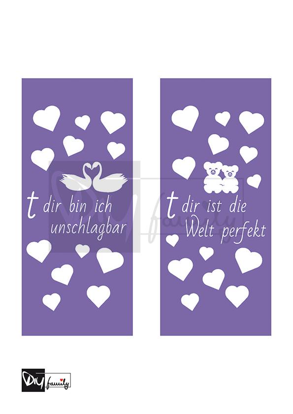 Milka Banderolen Liebe