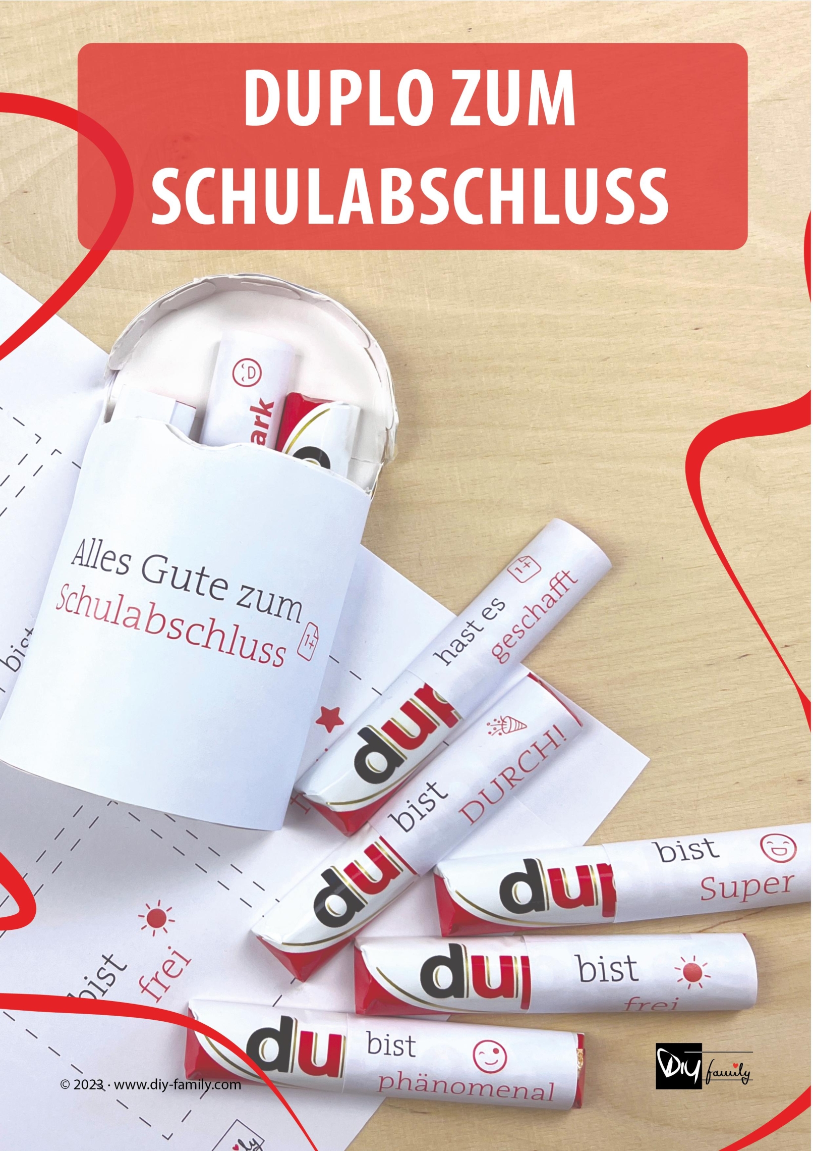 Duplo Banderolen zum Schulabschluss