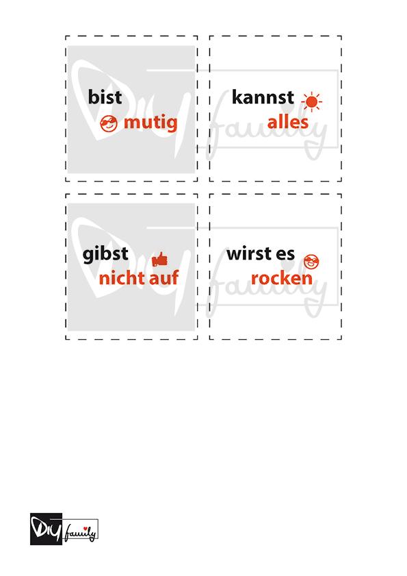 Duplo Banderolen zur Motivation