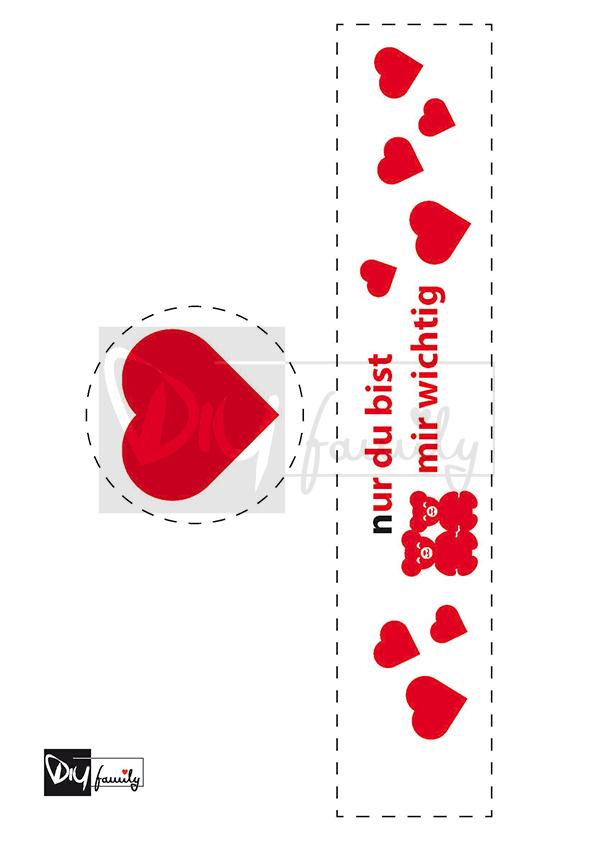 Nutella Banderolen Liebe