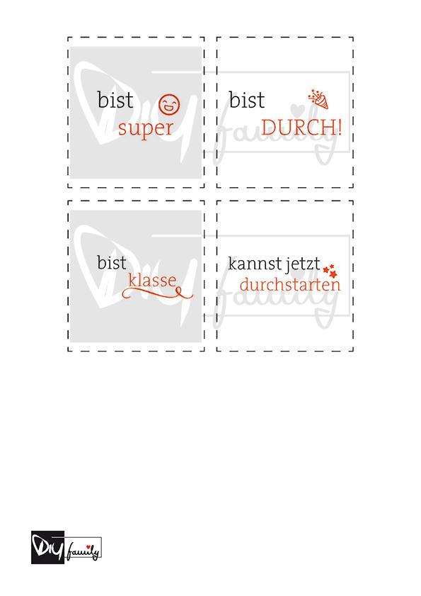 Duplo Banderolen zum Schulabschluss